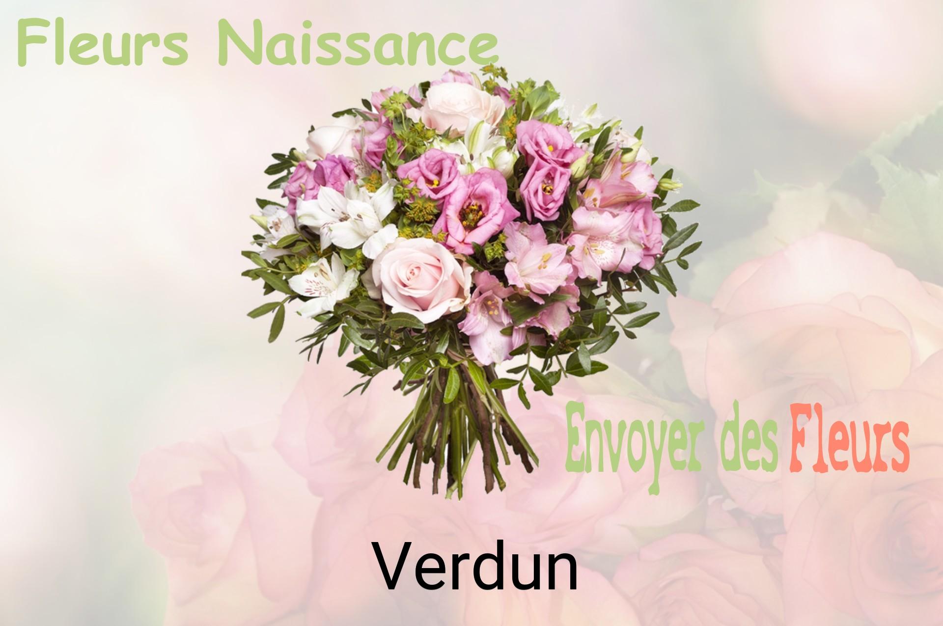 Bouquet de fleurs de naissance livré à Verdun